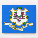 Connecticut State Flag mousepads