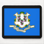 Connecticut State Flag Mousepad