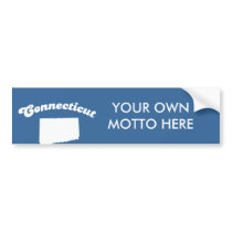 CONNECTICUT STATE MOTTO T-SHIRT T-shirt Bumper Sticker