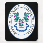 Connecticut State Seal Mousepad