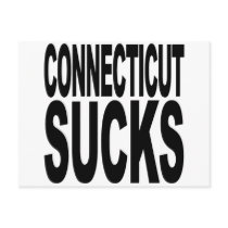 Connecticut Sucks postcards