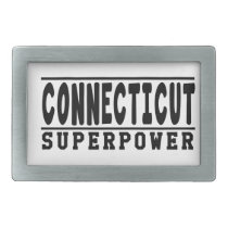 Connecticut Superpower Designs Rectangular Belt Buckles