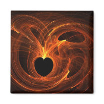 Connecting hearts magnets