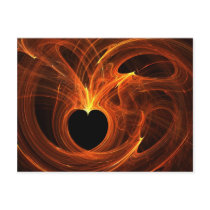 Connecting hearts postcards