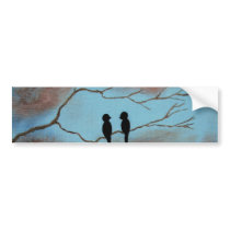 Connections Bumper Sticker From Original Painting