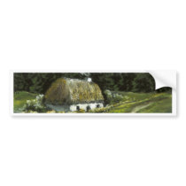 Connemara cottage bumper stickers by tanyabond Connemara cottage bumper stickers