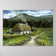 Connemara cottage print