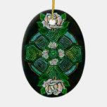 Connemara Cross Oval Ornament