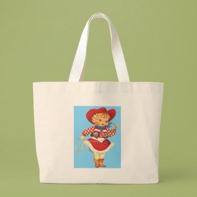 Connie Cowgirl Canvas Bag Zazzle_bag