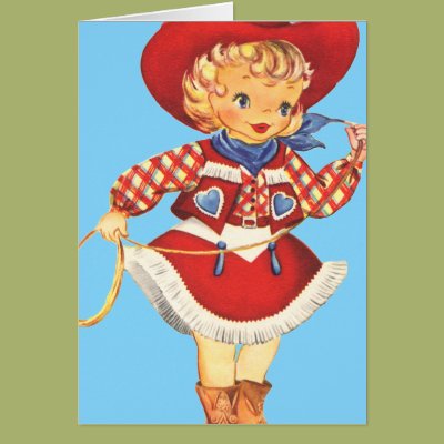 Connie Cowgirl Card Zazzle_card Connie Cowgirl Card Zazzle_card