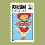 Connie Cowgirl Postage Stamp
