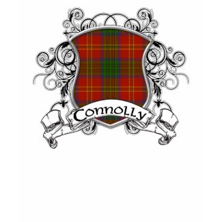 Connolly Tartan Shield zazzle_shirt