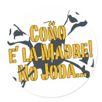 Coño E la Madre! venezuela stickers by PanaStreetWear Coño E la Madre! venezuela stickers