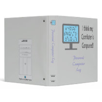 Conpused Comfuter! Avery Binder by gingerspop Conpused Comfuter! Avery Binder
