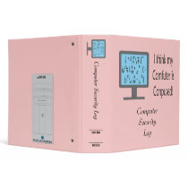 Conpused Comfuter! Avery Binder by gingerspop Conpused Comfuter! Avery Binder