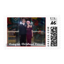 Conquer Childhood Cancer postage by warriorgirl88 Conquer Childhood Cancer postage