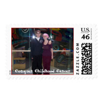 Conquer Childhood Cancer postage