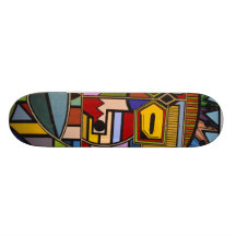 "Conquering and to Conquer" by Ruchell Alexander Skate Deck