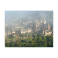 Conques, France postcard postcard