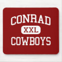 Conrad - Cowboys - High School - Conrad Montana mousepads