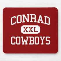 Conrad - Cowboys - High School - Conrad Montana mousepads