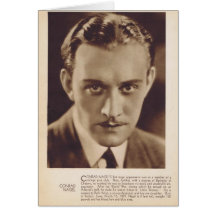 Conrad Nagel vintage portrait card