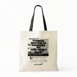 Conrail Delivers As Promised 1984 Canvas Bag