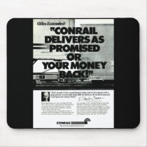 Conrail Delivers As Promised 1984 Mousepad