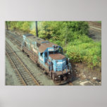 Conrail Diesel # 1644 , Built By EMD in 1979 Print