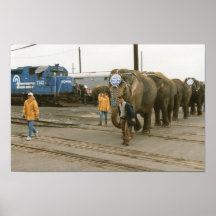 Conrail Elephants on The March Posters