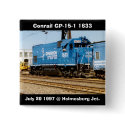 Conrail GP-15-1 #1633 at Holmesburg Jct. PA. buttons by stanrail Conrail GP-15-1 #1633 at Holmesburg Jct. PA. buttons