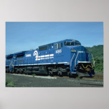 Conrail new GE widecab C40-B Posters