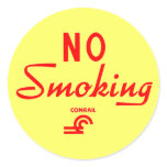 Conrail No Smoking Sign stickers