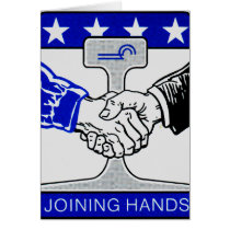 Conrail Railroad Joining Hands cards