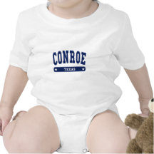 Conroe Texas College Style tee shirts
