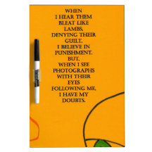 conscience dry erase board