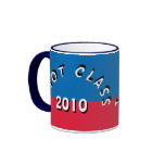 Conseguí la clase (azul real y el rojo) taza de café