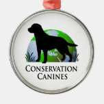 Conservation Canine Christmas Tree Ornament ornaments