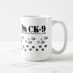 Conservation Canine Mug Paw prints and Boot Prints mugs