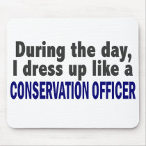 Conservation Officer During The Day mousepads
