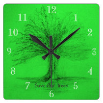 Conservation Wall Clock