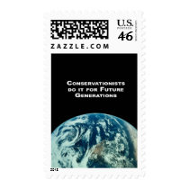 Conservationists do it for future generations postage stamps