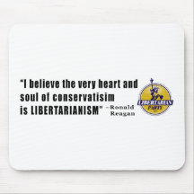 Conservatism Quote by President Ronald Reagan Mousepad