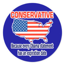 Conservative - Anti Obama stickers by SarcasticRepublican Conservative - Anti Obama stickers