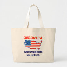 Conservative - Anti Obama Tote Bags