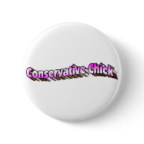 Conservative Chick Button