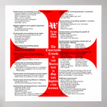 Conservative Crusade Scandals poster