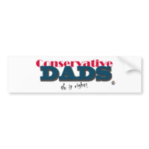 Conservative Dad's Do It Right bumper stickers