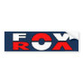 Conservative "Fox Rox" bumper sticker