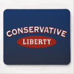 Conservative.  Liberty. Mousepads